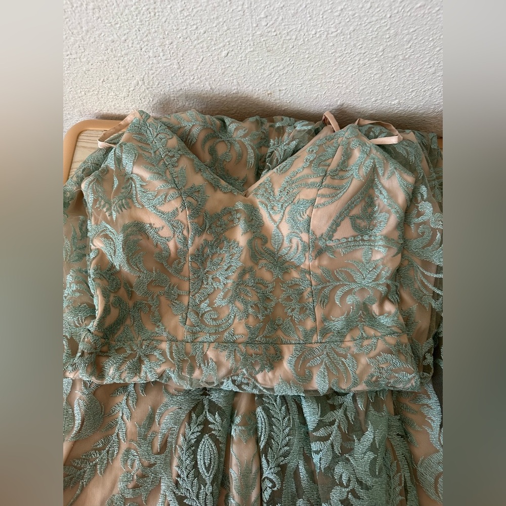 Speechless Mint Green Lace Maxi Dress - Picture 9 of 12
